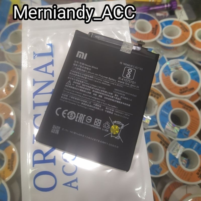 Baterai Batre Xiaomi Redmi note 7 Baterai Xiaomi Redmi BN4A  Battery