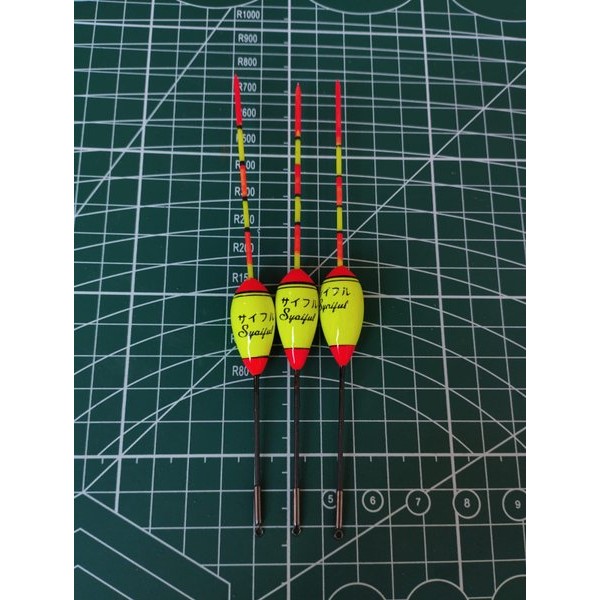 PELAMPUNG PANCING KUMBUL PANCING FIBER PANJANG 15 CM