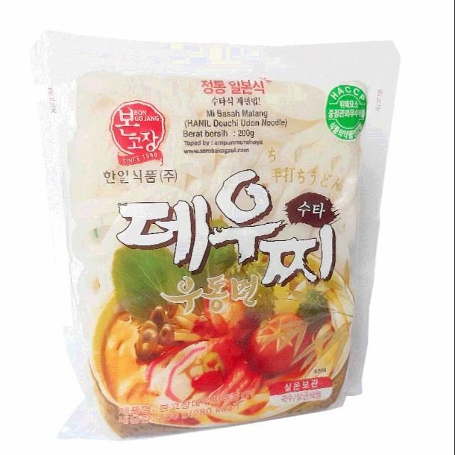 

Bon Go Jang Hanil Deuchi Udon Noodle / Mie Udon Matang Korea 200 Gr