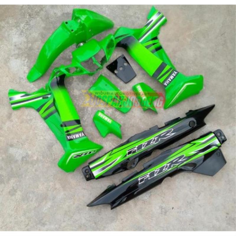 FULLSET COVER BODY HALUS FIZ R F1ZR SPECIAL EDITION HIJAU HITAM  BODYSET FIZR F1ZR SPECIAL EDITION H