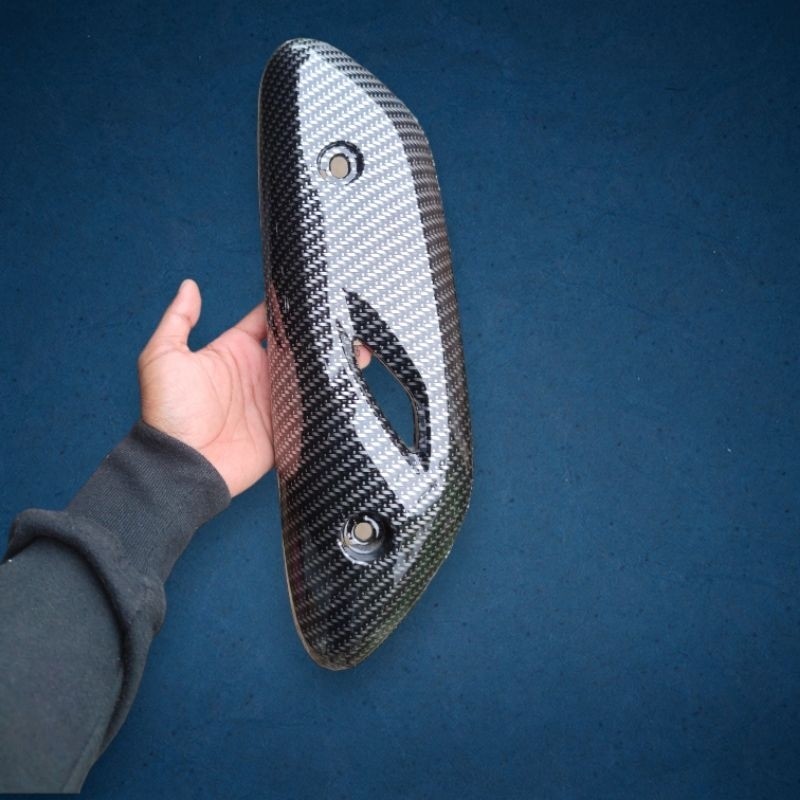 Tameng knalpot scoopy New 2021 Carbon AES VARIASI27