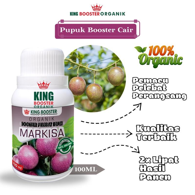 Pupuk Booster Cair Markisa 100ml pupuk organik pelebat markisa pupuk pemacu pertumbuhan