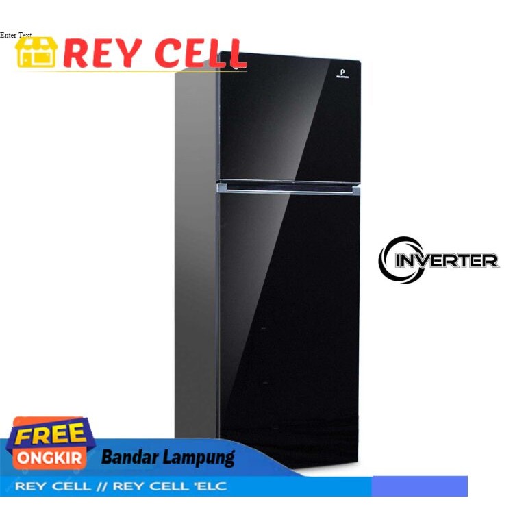 POLYTRON Kulkas 2 Pintu Belleza Jumbo Inverter 260 Liter Inverter PRW 29VX