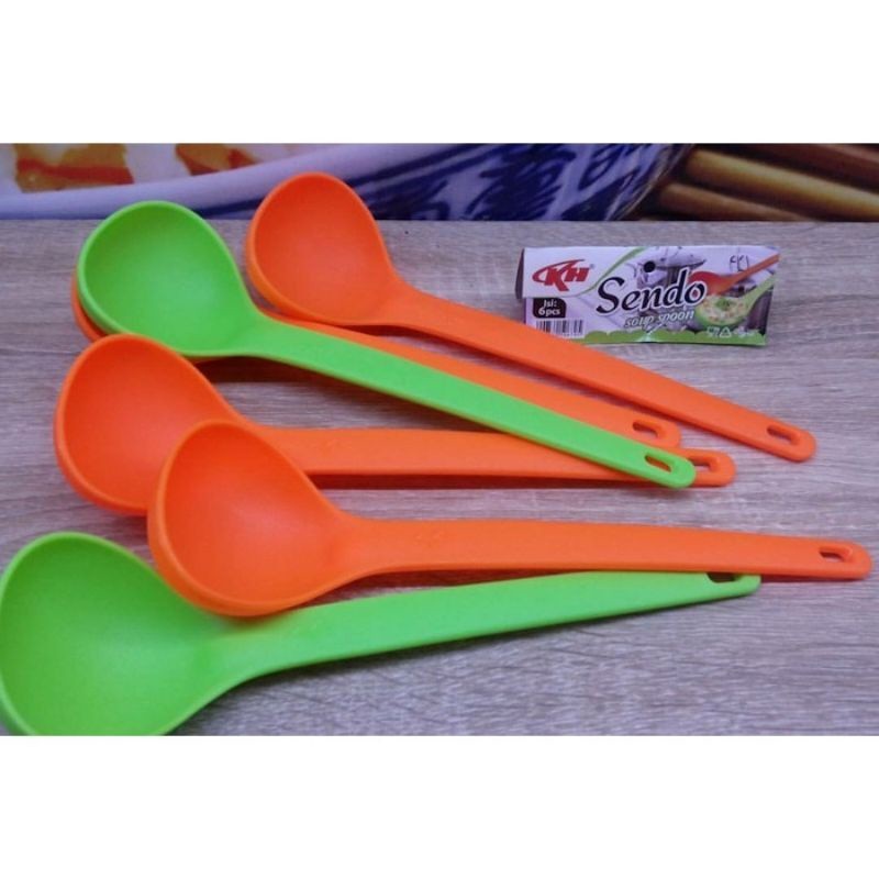 Irus sayur sendo / centong sayur / irus plastik /