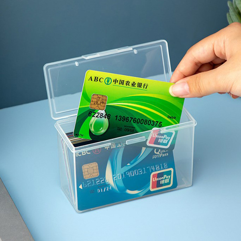 

1PCS Transparent Idol Kpop Albumes Photo Storage Photocards Small Card Collection Organizer Box Case Container