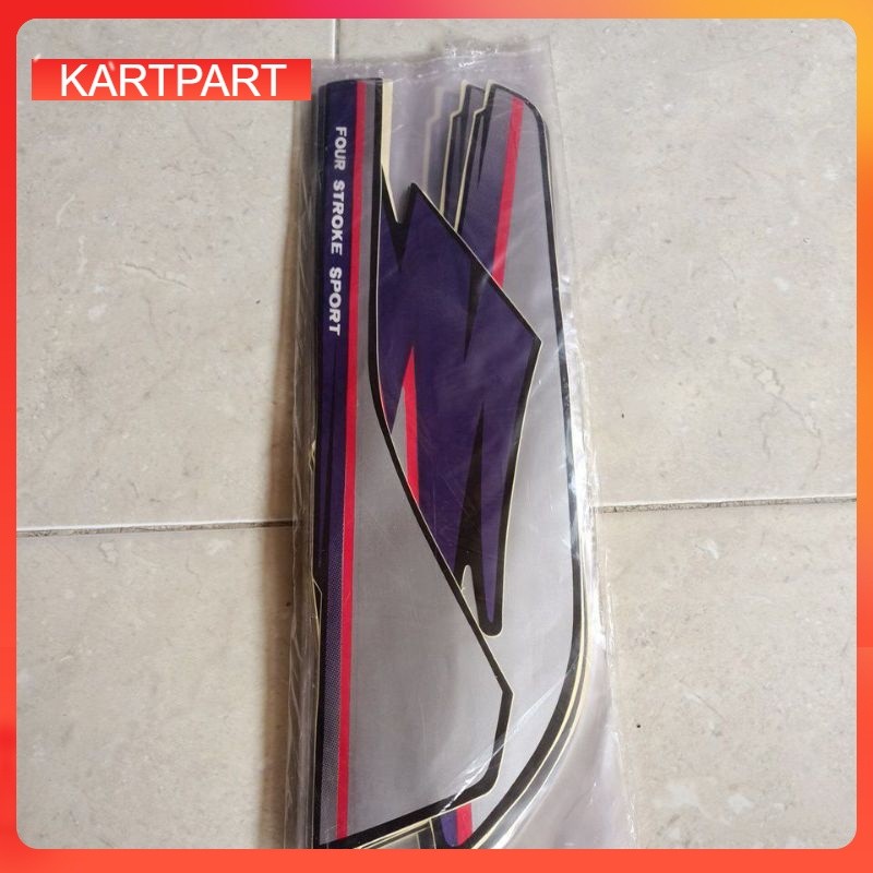 striping stiker les body gl max 95 hitam ungu