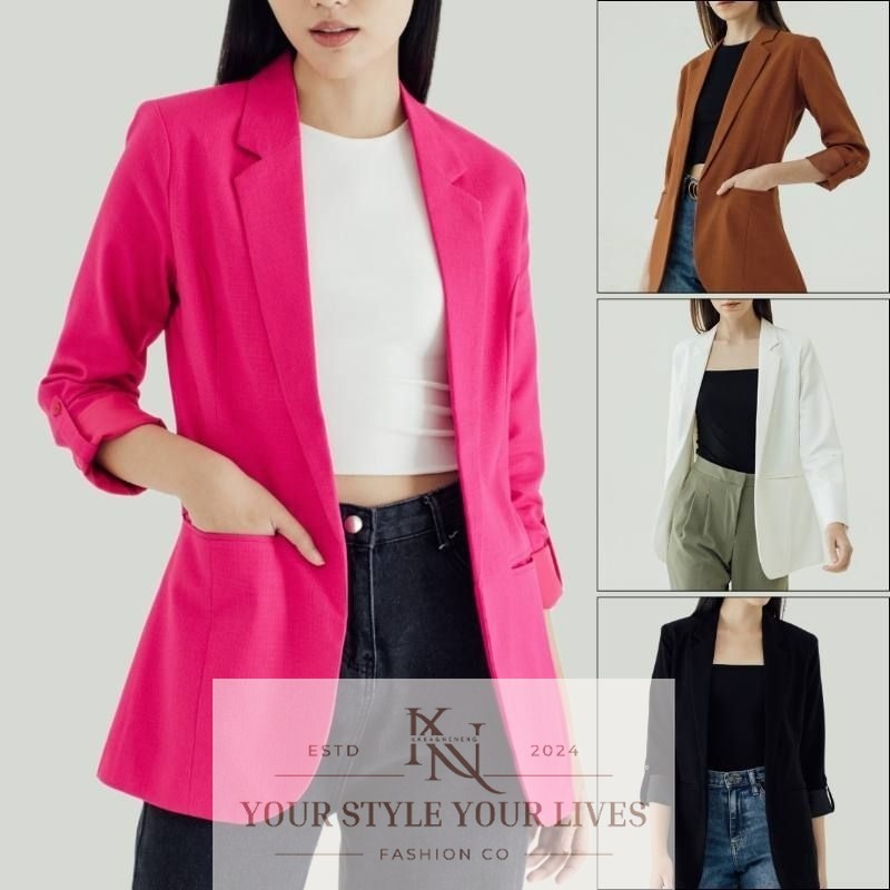 KN BLAZER WANITA CASUAL | KERJA | SANTAI  KOREAN STYLE | Murah