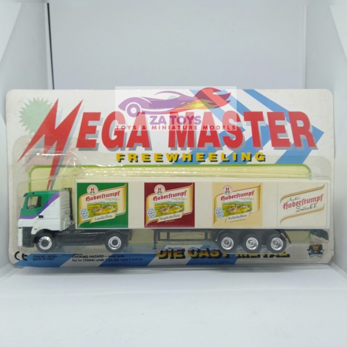 KMS99 Diecast Mercedes Benz Axor Container Truck by Mega Master Schuco 1:87
