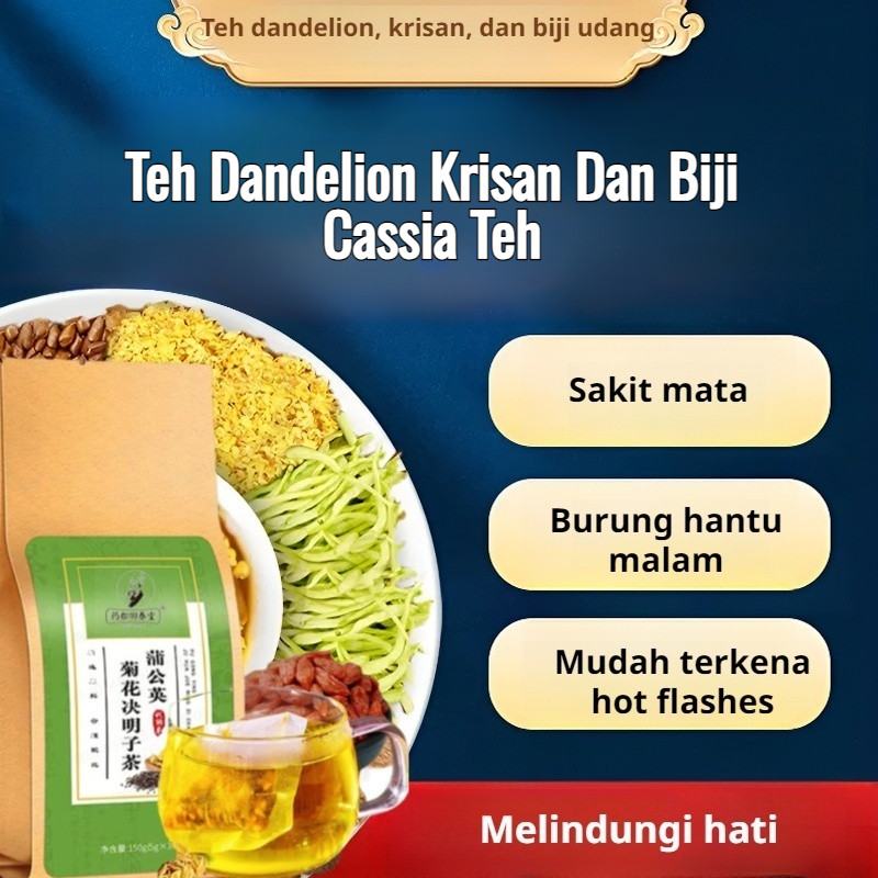 

⚡COD/Kirim Dalam 24 Jam⚡ 30tas Teh Dandelion Krisan Dan Biji Cassia Teh Peremajaan Centennial Teh Krisan Cassia/Teh Menjaga Kesehatan Dan Mengurangi Api/Kantong teh bergizi hati/Teh Sehat