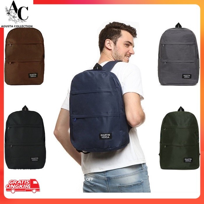 Tas Laptop Terkini / MARTIN VERSA TR19 Tas Ransel Pria Backpack Men Laptop Kanvas