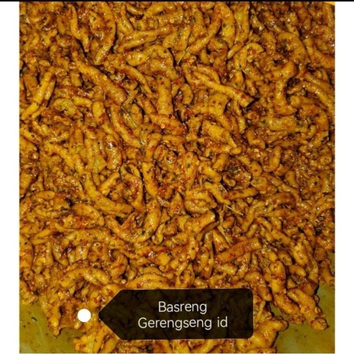 

Keripik usus Ayam usus crispy pedas daun jeruk 1kg