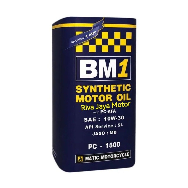 Oli BM1 BM 1 Matic SL Pc1500 Pc 1500 10w30 10w-30 1 Liter 1L Original Jaso Mb Oil Mesin
