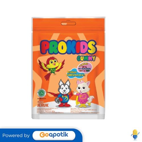 Prokids Gummy Rasa Jeruk 20 Gram Sachet