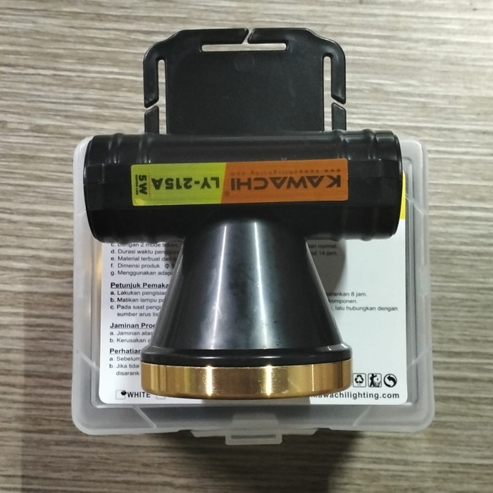 Senter Kepala Mini Lampu LED Super Kawachi 5W 1200mAH Cahaya Putih