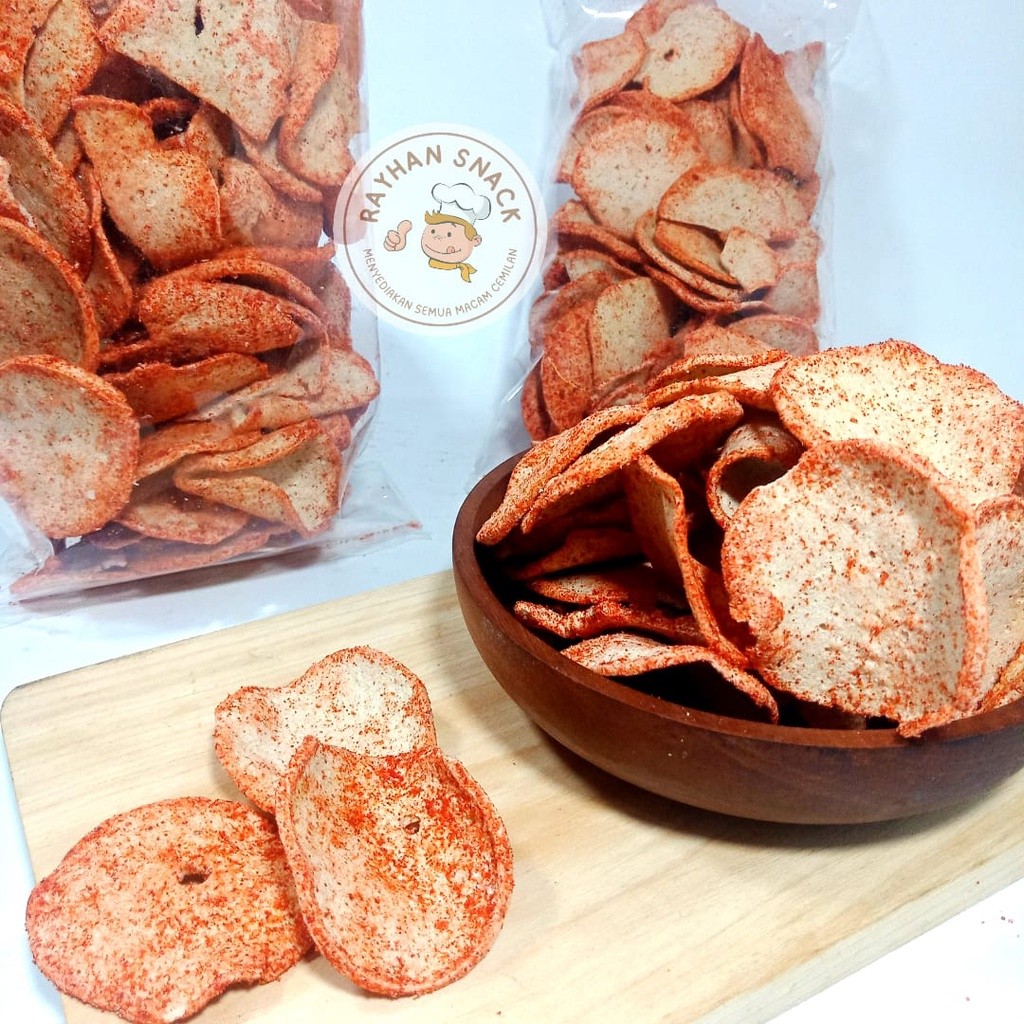 

Keripik Basreng Pedas Gurih / Bakso Goreng / Basreng Stik Daun Jeruk Kiloan Terlaris