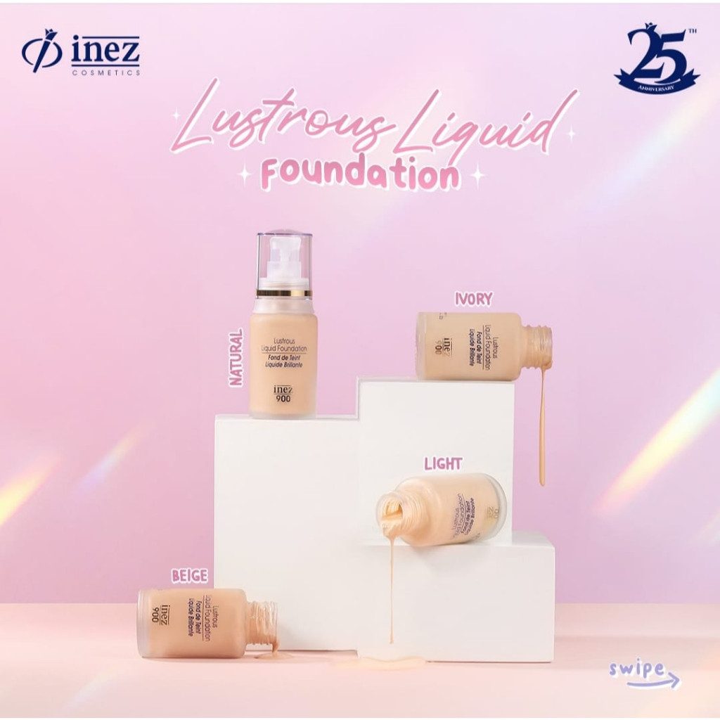 INEZ LUSTROUS LIQUID FOUNDATION 35ML | INEZ FOUNDATION