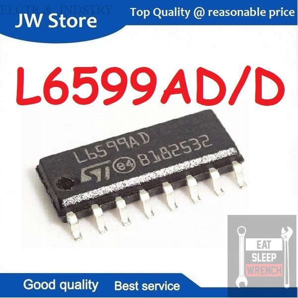L6599AD L6599D L6599DTR L6599 6599 SOP-16 SMD - L6599AD SOP-16 Transistor IC dan Konduktor
