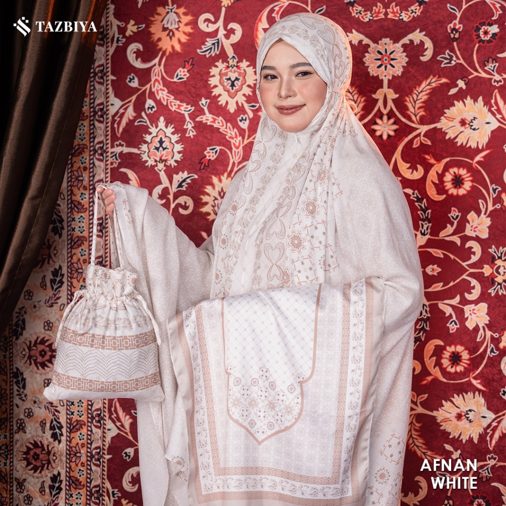 MUKENA TAZBIYA AFNAN SERIES | MUKENA RAYON DEWASA 2IN SET SAJADAH | MUKENA SAJADAH