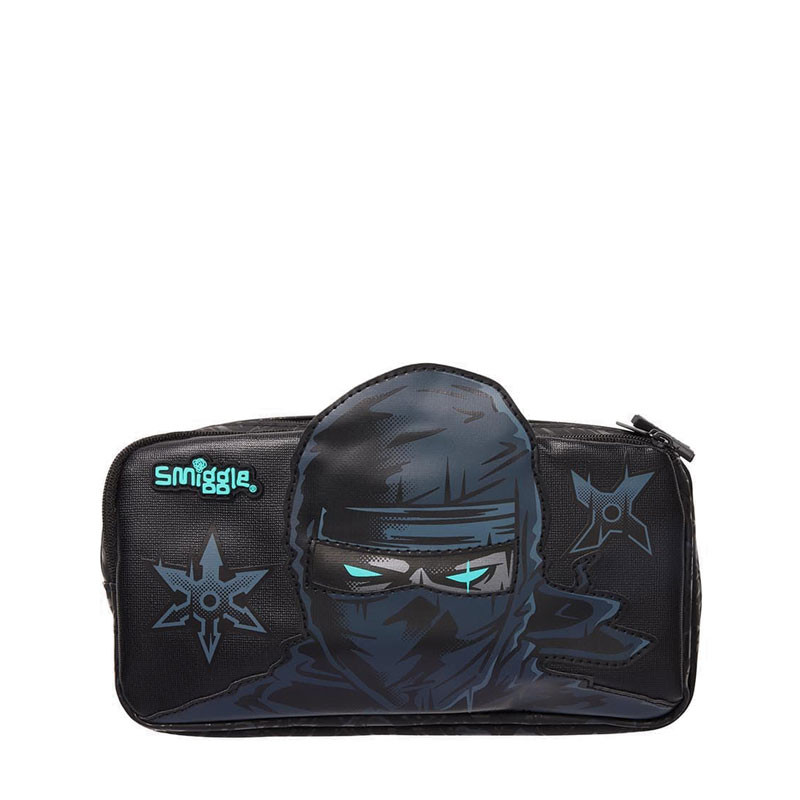 

Smiggle All Stars pocket charatcer pencil case - IGL456171BLK