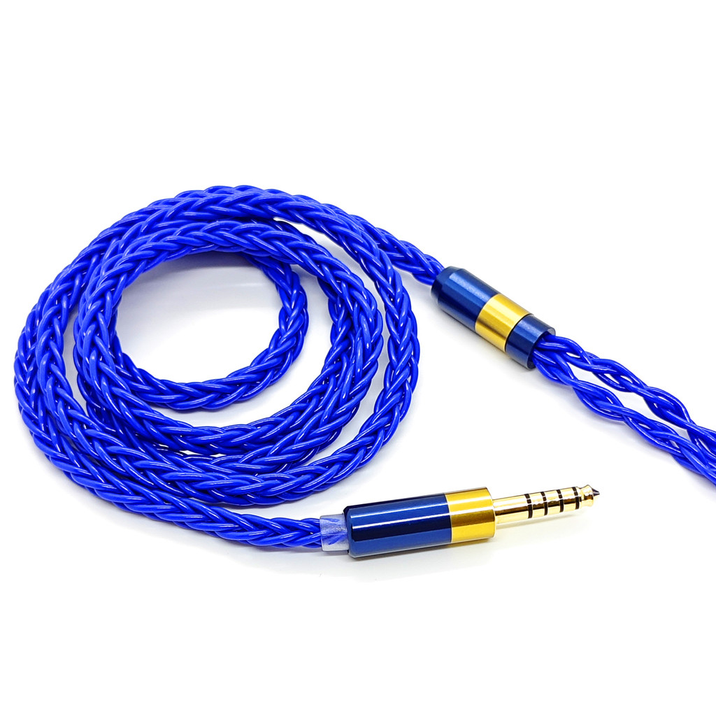6N oil immersed OFC silver plated headphone cable, detachable replacement cable HiFi in ear display 