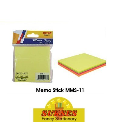 

Memo Stick Sticky Note Kertas Memo Memo Tempel Joyko Mms-11