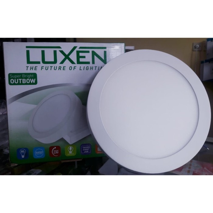 LP99 Lampu tempel Downlight LED Panel 18W 18watt Bulat Down Light LUXEN