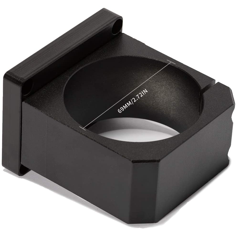 Aluminum Z-axis Clamp for CNC Router, 65mm 69mm Spindle Mount Compatible with 300W Spindle Trimmer R