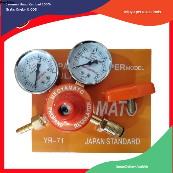 Regulator las lpg / propane yamato tabung las Lpg welding las