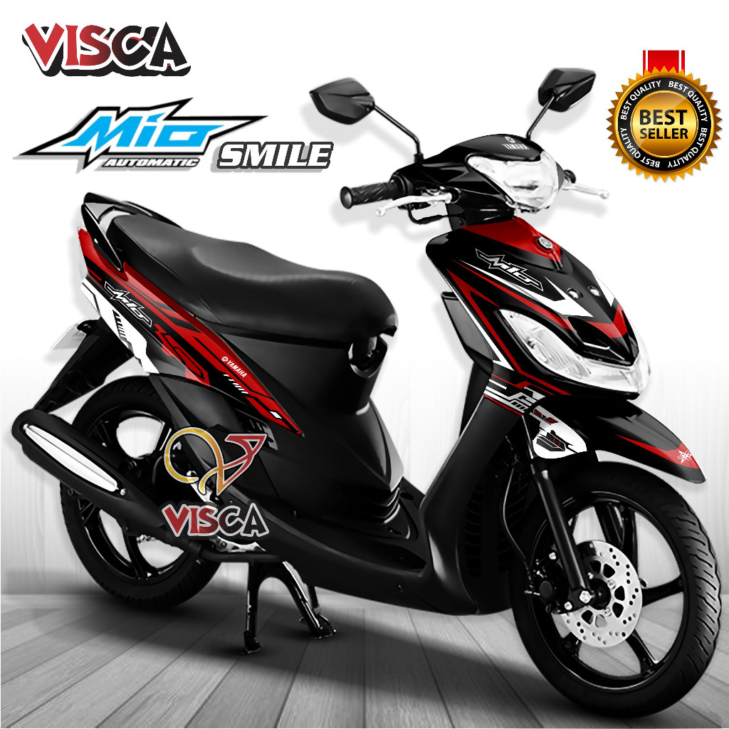 Decal Mio Smile Full Body Stiker Mio Smile Full Body Striping Mio Smile Variasi Decal Hologram Mio S