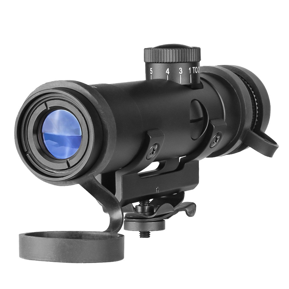 Optics 4X20 Sight Tactical Rifle Scope With BDC Turret Mil-Dot Reticle