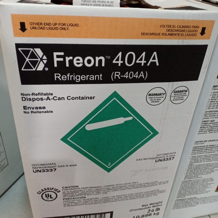 Freon chemours R404 A