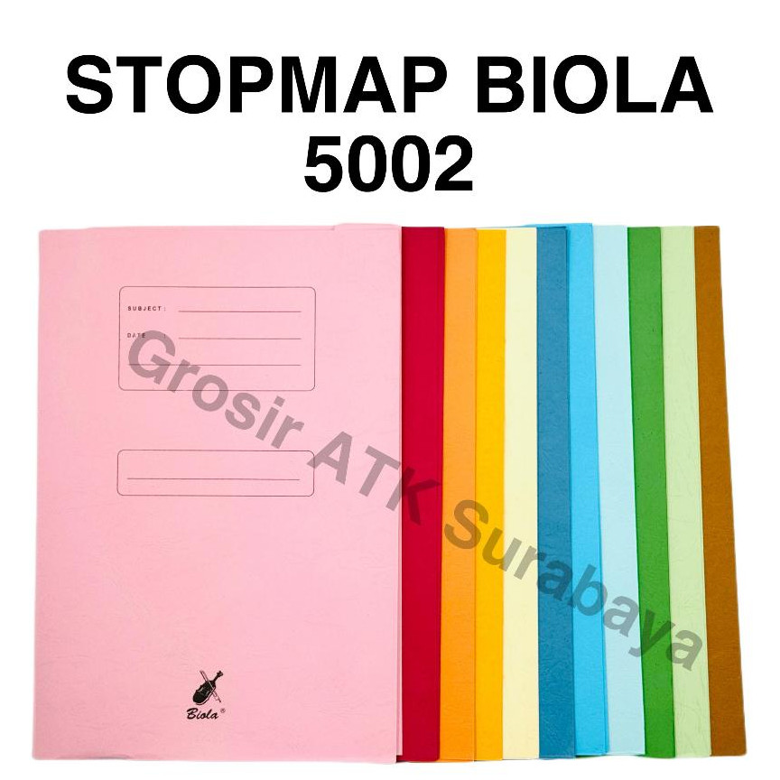 

( DAPAT 50 LEMBAR ) STOPMAP BIOLA 5002 / Stop Map Biola 5002 Kertas Bufalo Buffalo Folio F4