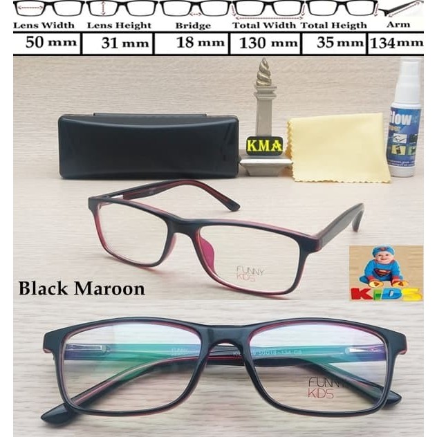 frame kacamata anak anak FUNNY KIDS frame kacamata minus  10