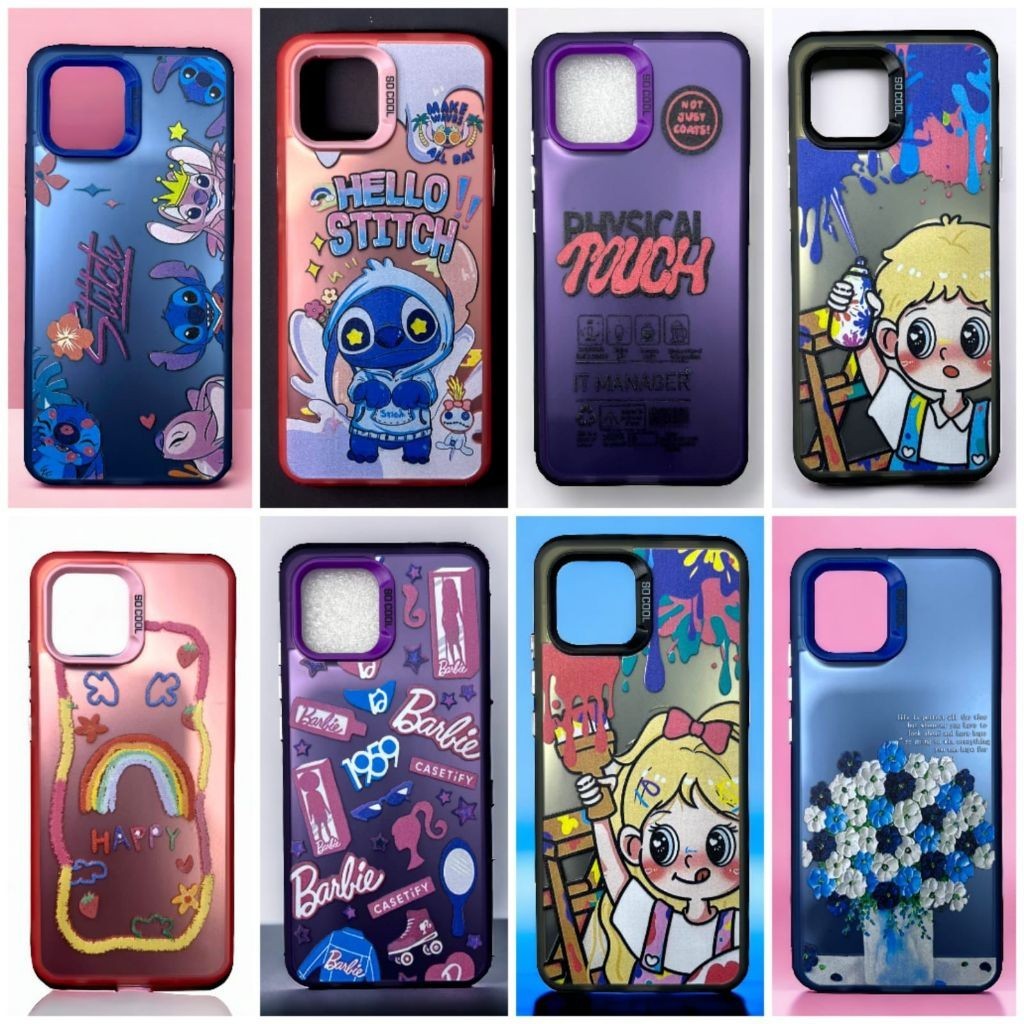 [ PUSATACCHP ] IMD CORAK PLATE HOLOGRAM SO COOL STITCH ONE PIECE ZORO ANIME CASE OPPO A1K  A3S  A15 