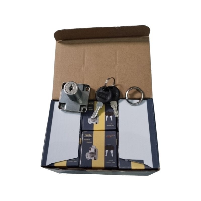 kunci laci lemari 138-22c 19mm ferza / kunci lemari model huben