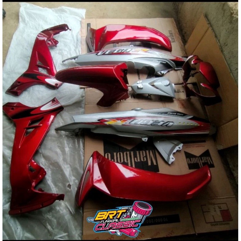 PROMO cover body vega r new body halus full set vega r new silver merah maron A1 TERMURAH