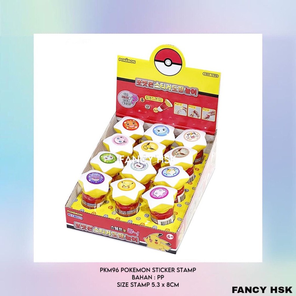 

KOREA POKEMON STICKER STAMP RANDOM PKM96