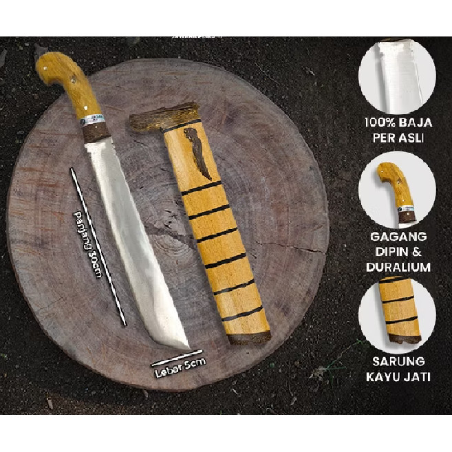 golok baja kebun multifungsi