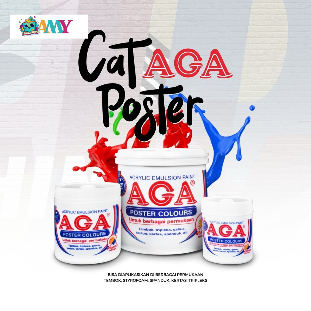 

CAT POSTER AGA COLOUR 100ML AMY STASIONARY