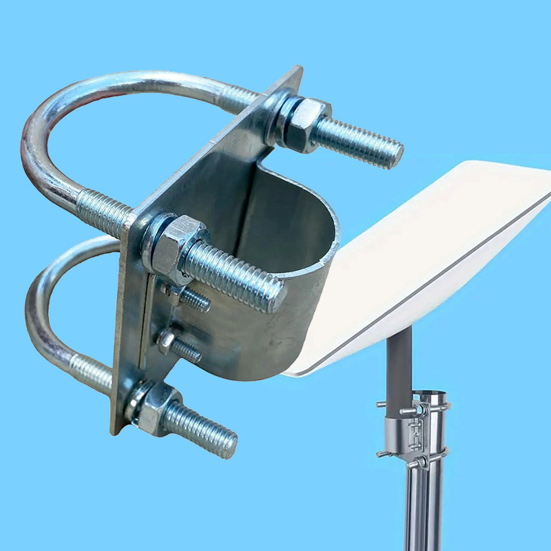 1 Set Bracket Tiang Antena / Bracket Pipa Universal / Bracket Antenna Penyangga Boom / Klem Antena