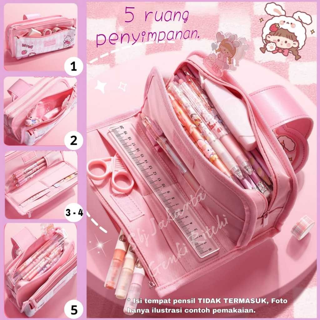 

JAMIN MURAH !!!Kotak pensil tempat pensil KBX Candy heart Kapasitas besar Kualitas premium(BISA LANGSUNG ORDER)