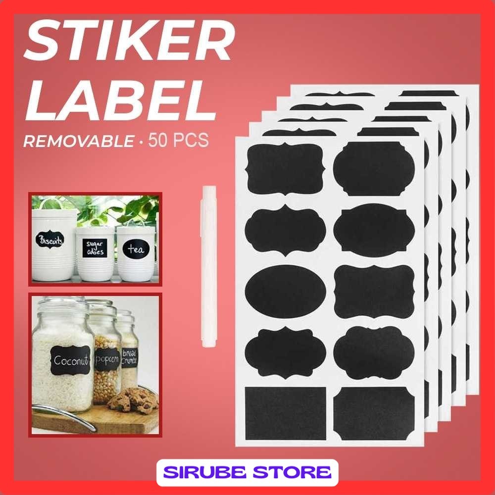 

Stiker Label Blackboard Papan Tulis Removable 50 PCS - TH002