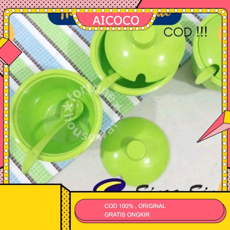 MANGKOK SAMBAL / TEMPAT SAMBAL / MANGKOK CABE TUTUP MELAMIN SINGA SINGI