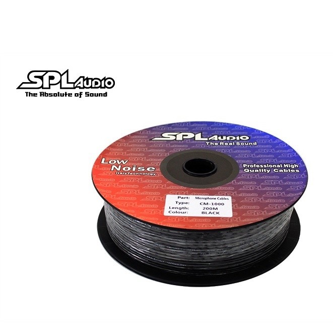 SPL Audio CABLE MICROPHONE CM-1000 200 METER BLACK