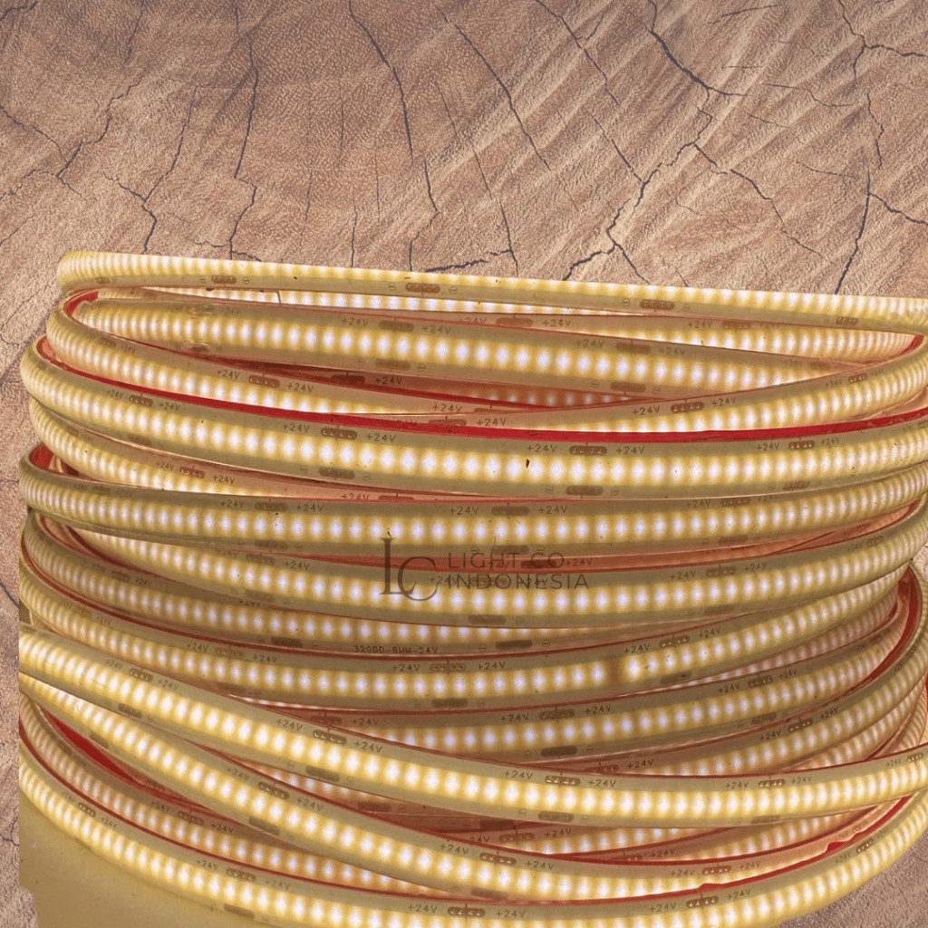 Led strip COB 24v IP68 waterproof 2700k