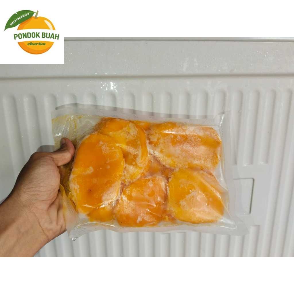 

BUAH MANGGA FROZEN KEMASAN 500gr VACUM MANGGA HARUMMANIS
