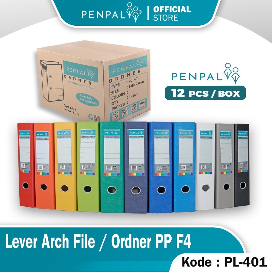 

Penpal Lever Arch File / Ordner Folio PL-401 ( 12 Pcs )