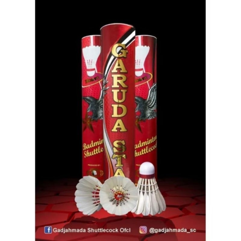 KOK BADMINTON/BULUTANGKIS SHUTTLECOCK/KOK GARUDA STAR MERAH ORIGINAL