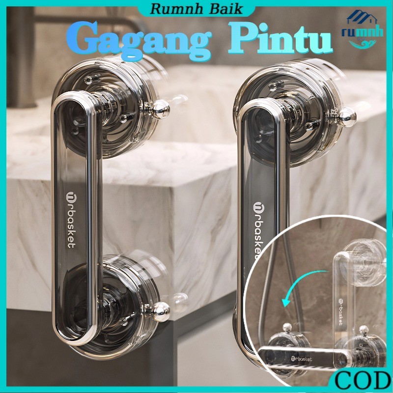 Suction Cup Glass Door Handle Anti-slip Reusable Sliding Door Handle