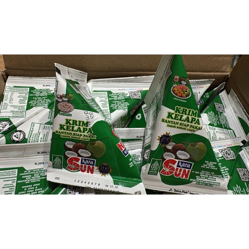 

Santan sun kara 65 ml isi 36 pcs / 1dus